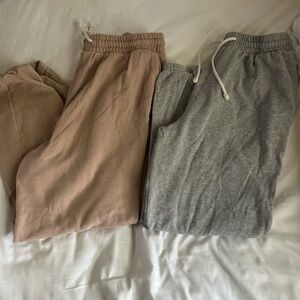 SO Women's Pink and Gray Sweatpants